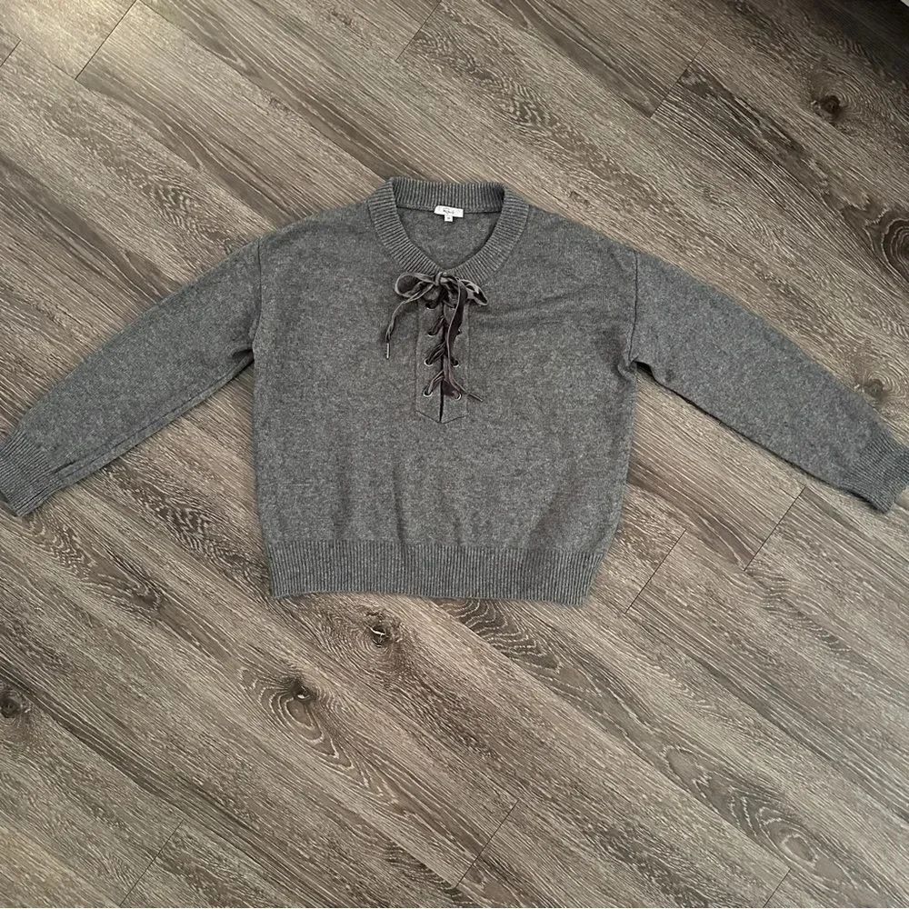 Rails lace up sweater